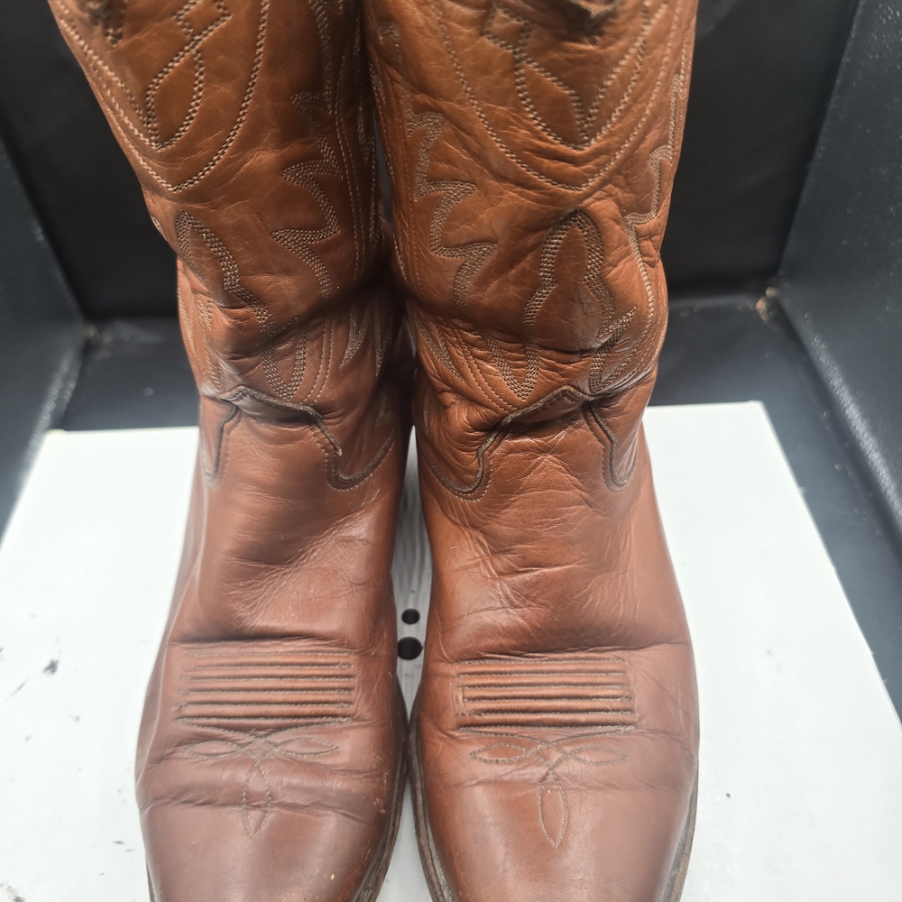 Classic Brown Western Cowboy Boots